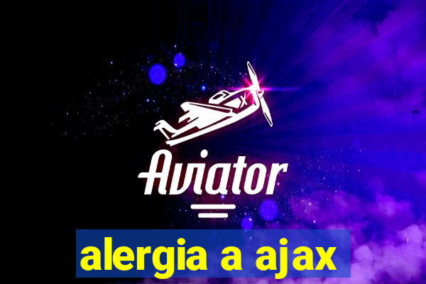 alergia a ajax